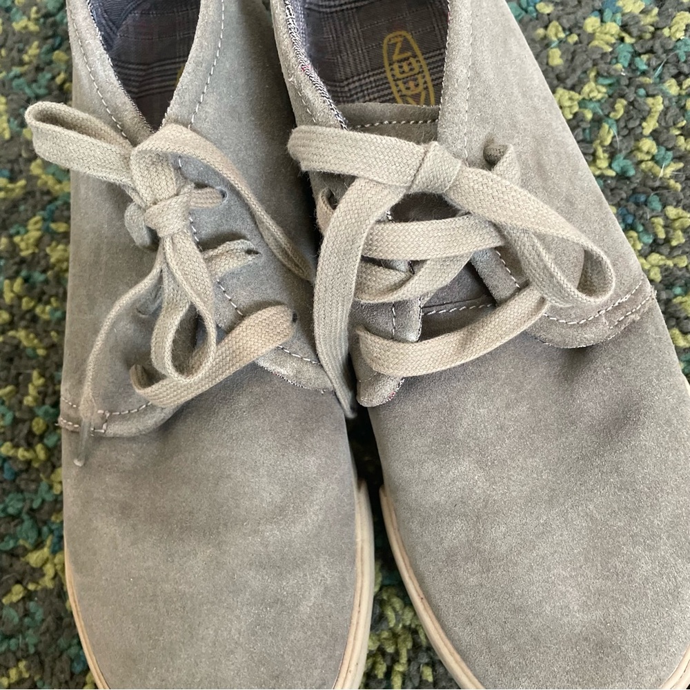 Keen Santa Cruz Suede Chukka Boots Mens 9 Taupe Casual Lace Up Comfort - Picture 6 of 9